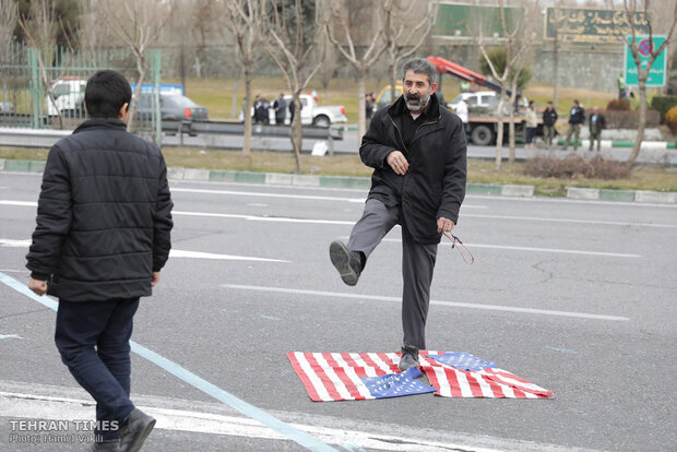 People come together for Tehran’s Friday prayers