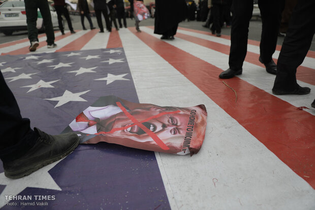 People come together for Tehran’s Friday prayers