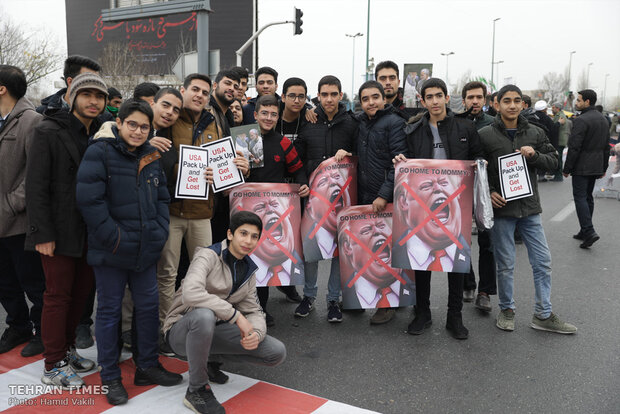 People come together for Tehran’s Friday prayers