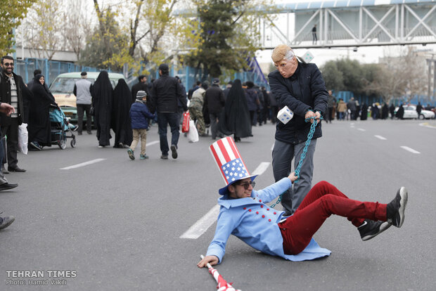 People come together for Tehran’s Friday prayers