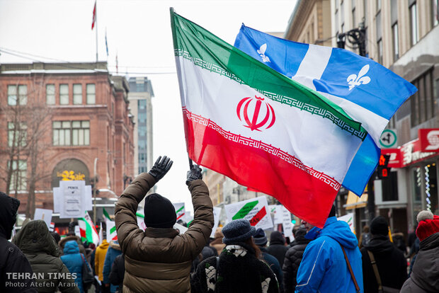 Protest in Montreal warning about U.S. threats of war on Iran