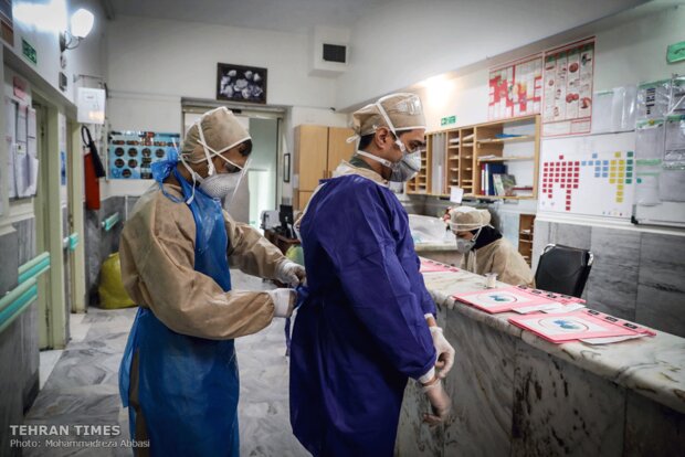 Inside a Tehran hospital treating coronavirus patients