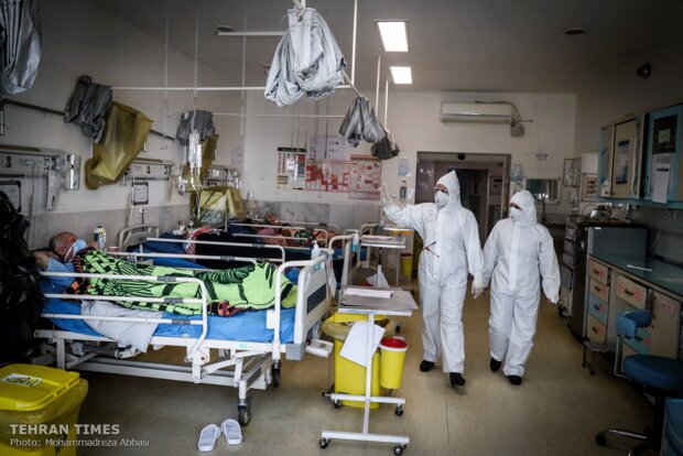 Inside a Tehran hospital treating coronavirus patients