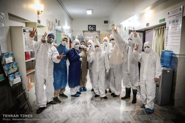 Inside a Tehran hospital treating coronavirus patients