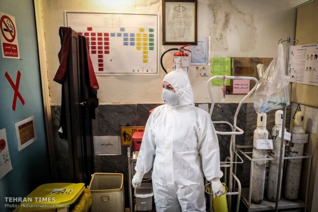 Inside a Tehran hospital treating coronavirus patients