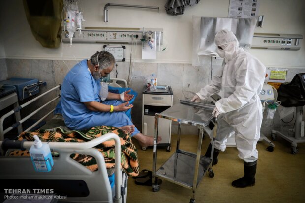 Inside a Tehran hospital treating coronavirus patients