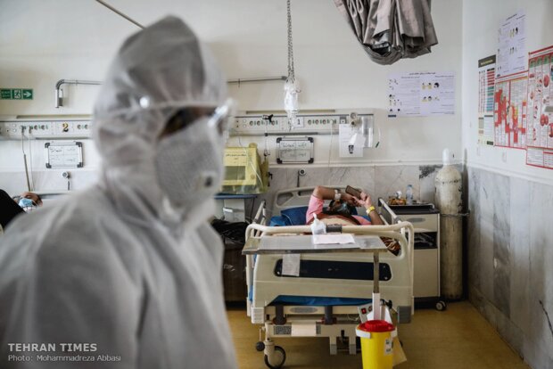 Inside a Tehran hospital treating coronavirus patients