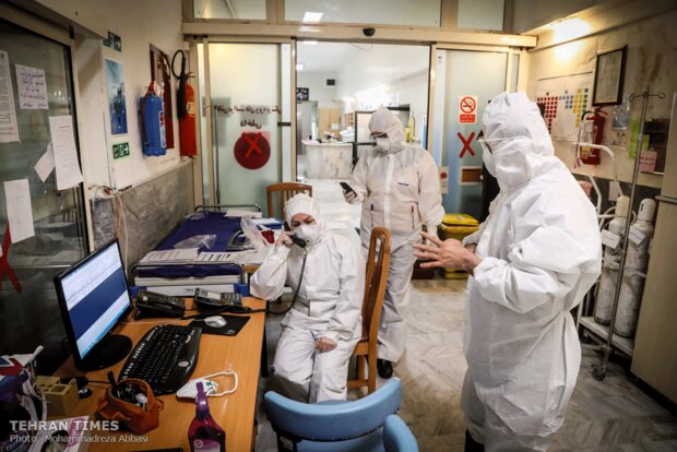 Inside a Tehran hospital treating coronavirus patients