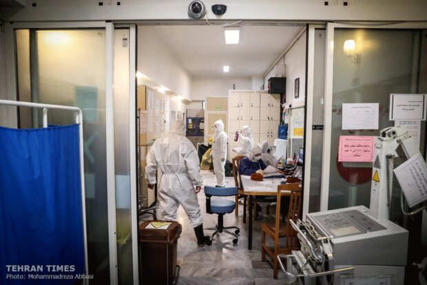 Inside a Tehran hospital treating coronavirus patients
