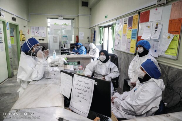 Inside a Tehran hospital treating coronavirus patients