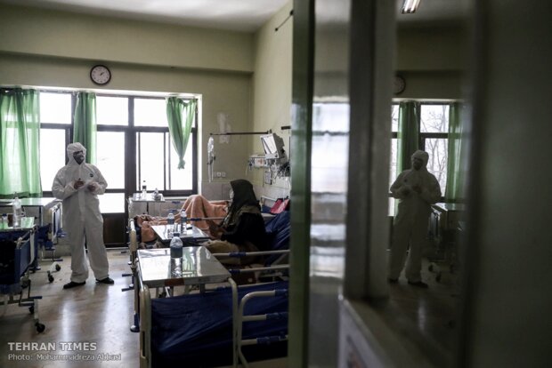 Inside a Tehran hospital treating coronavirus patients