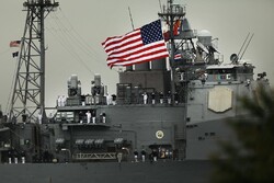 US warship