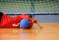 تمرین تیم ملی گلبال در همدان