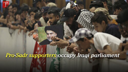 Pro-Sadr supporters occupy Iraqi parliament