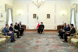 Iranian President Ayatollah Ebrahim Raisi received on Sunday a copy of credentials of the new ambassadors of Russia, Mali, Venezuela, and Malaysia to Iran