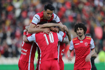 شادی بازیکنان پرسپولیس