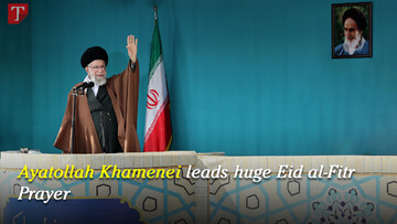 Ayatollah Khamenei leads huge Eid al-Fitr Prayer