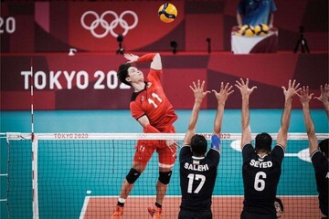 Iran-Japan volleyball match