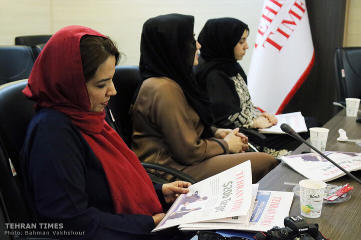 Pakistani journalists visit the Tehran Times