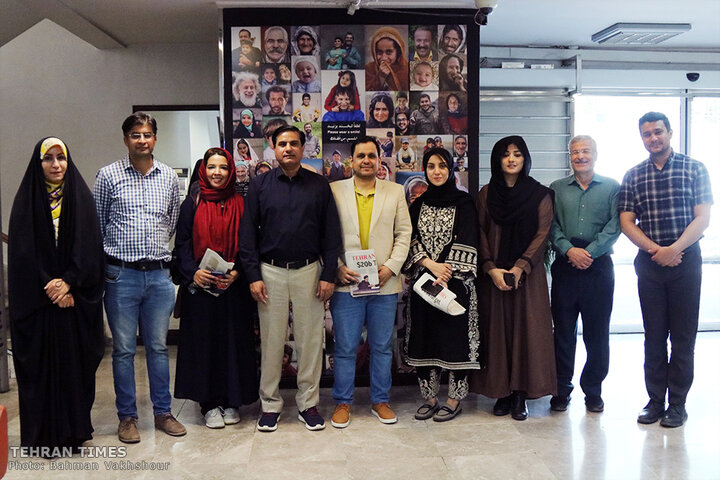 Pakistani journalists visit the Tehran Times