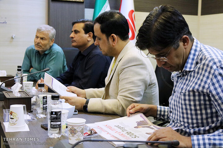 Pakistani journalists visit the Tehran Times