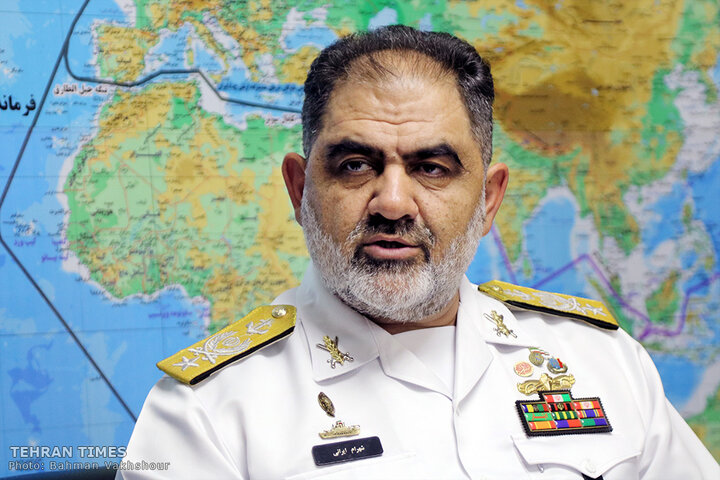 Top navy commander speaks to the Tehran Times about maritime developments