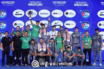 Iran U20 Greco-Roman team