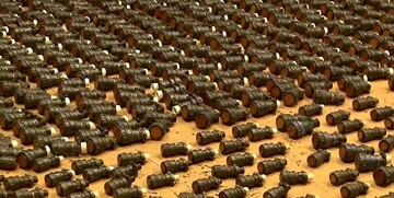 Counterfeit missile parts that Mossad's agents tried to deceive Iran into purchasing them. 