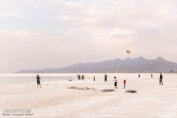 Disturbing dryness of Lake Urmia