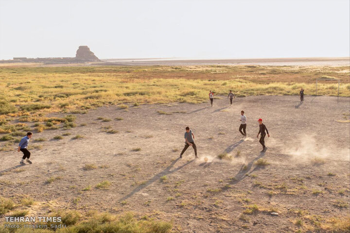 Disturbing dryness of Lake Urmia