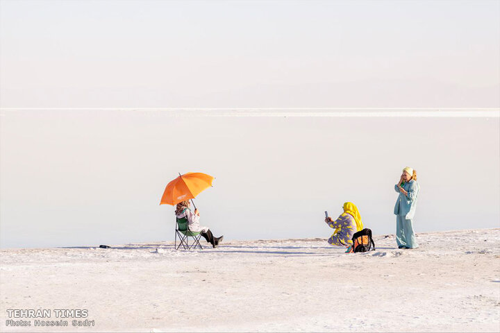 Disturbing dryness of Lake Urmia
