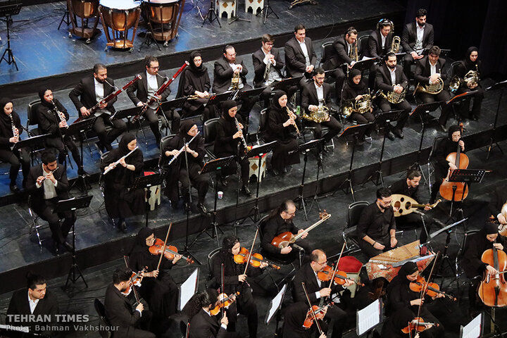 IRIB Symphonic Orchestra performs in tribute to Gaza Genocide’s victims