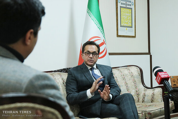 Pakistani envoy discusses bilateral ties during interview with Tehran Times