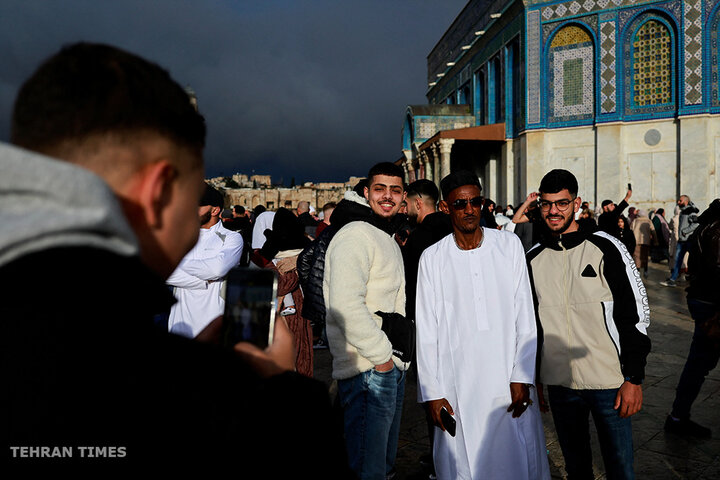 Prayers for Gaza: Palestinians mark sombre Eid at Al-Aqsa Mosque