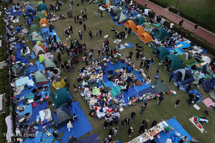 Columbia University moves classes online after Gaza protests