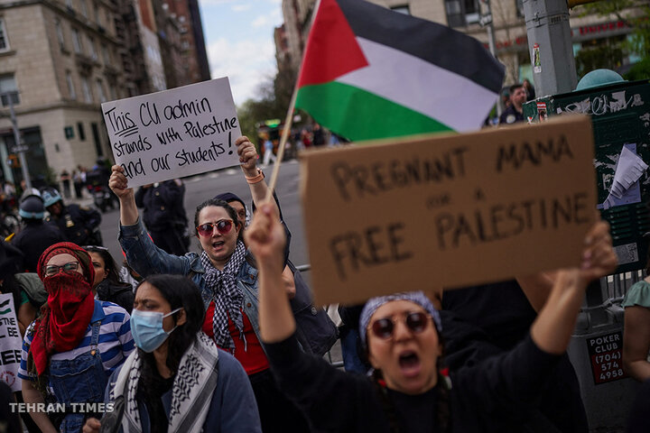 Columbia University moves classes online after Gaza protests