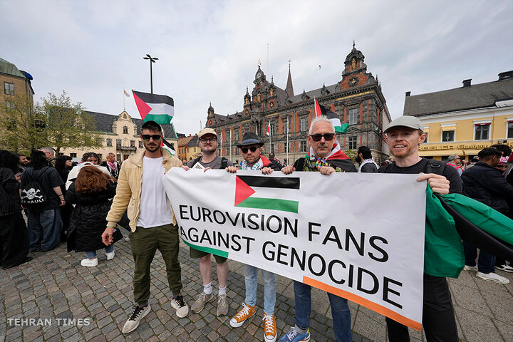 Thousands march in Sweden’s Malmo against Israel’s Eurovision participation