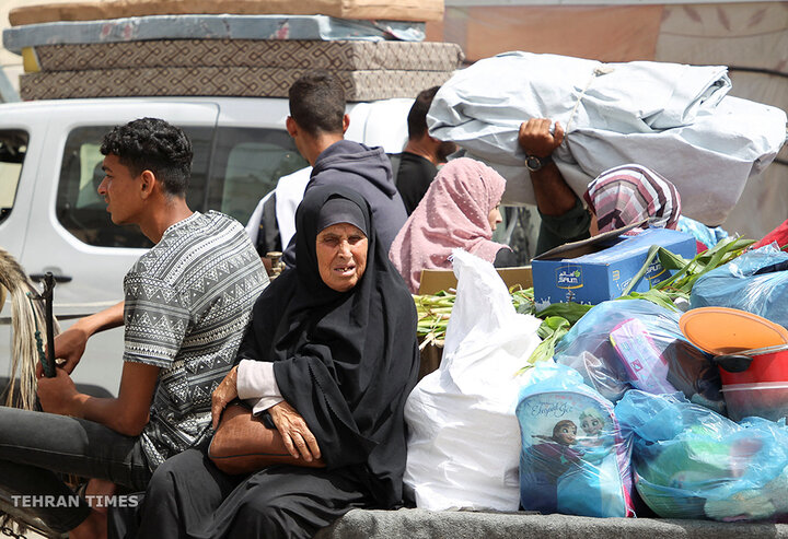 Thousands flee Rafah after Israeli forces issue evacuation order