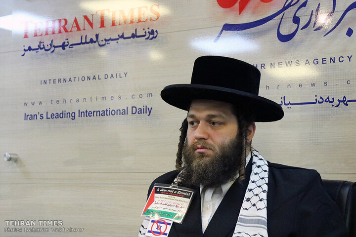 Rabbi Weiss talks to the Tehran Times