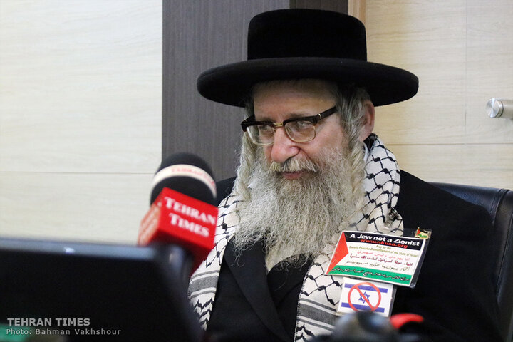 Rabbi Weiss talks to the Tehran Times