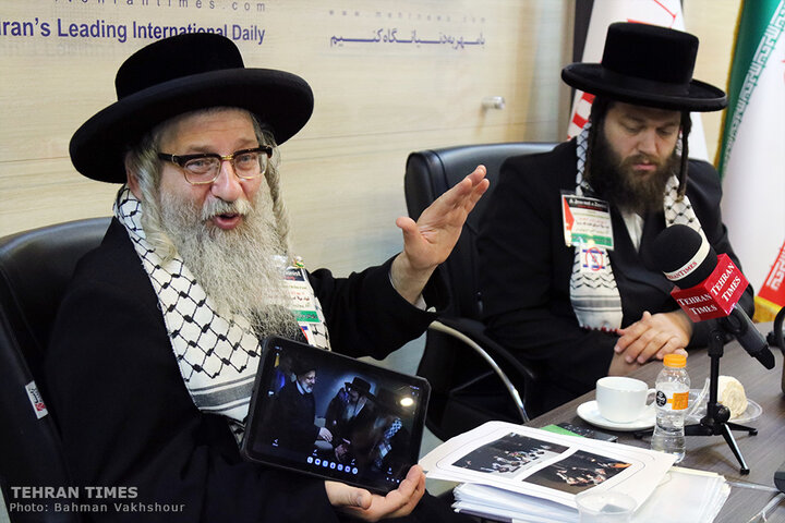 Rabbi Weiss talks to the Tehran Times