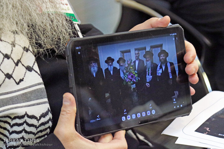 Rabbi Weiss talks to the Tehran Times