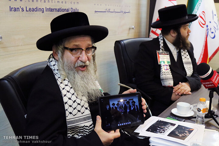 Rabbi Weiss talks to the Tehran Times