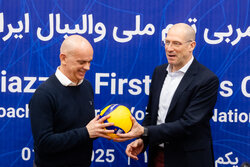 نشست خبری سرمربی جدید تیم ملی والیبال