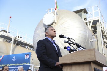 محسن پاک نژاد در آیین افتتاحیه کارخانه نمک زدایی اهواز