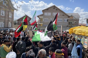 International Quds Day rally in Kashmir