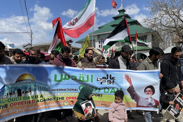 International Quds Day rally in Kashmir