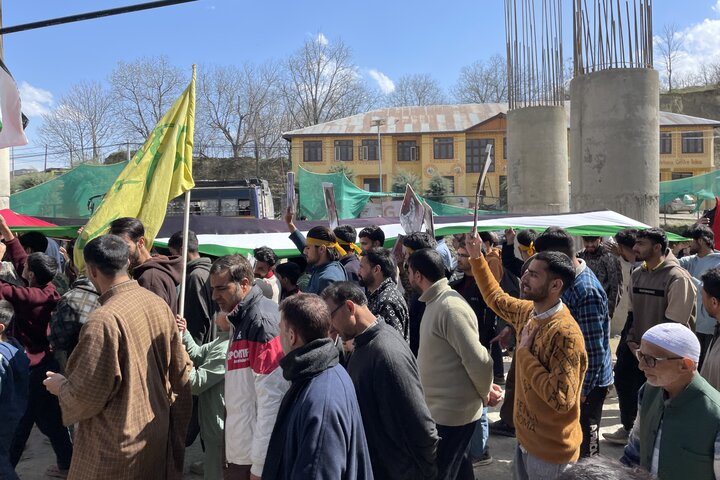 International Quds Day rally in Kashmir