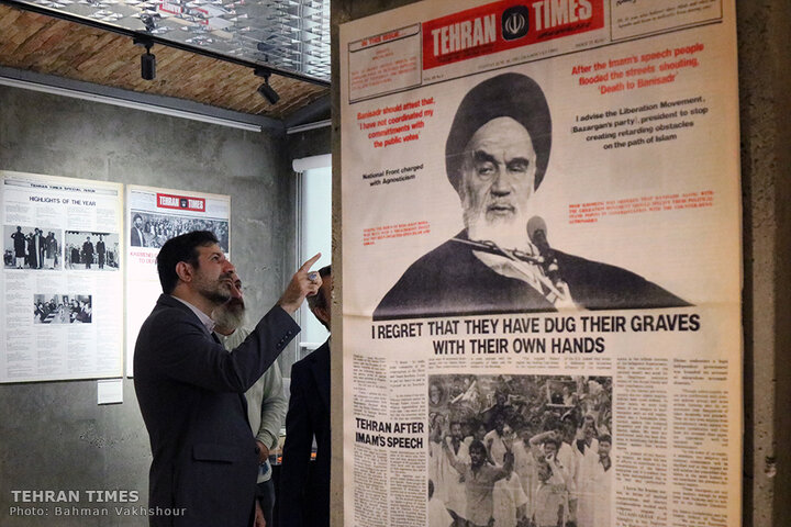 Guardian Council member tours Tehran Times anniversary exhibition