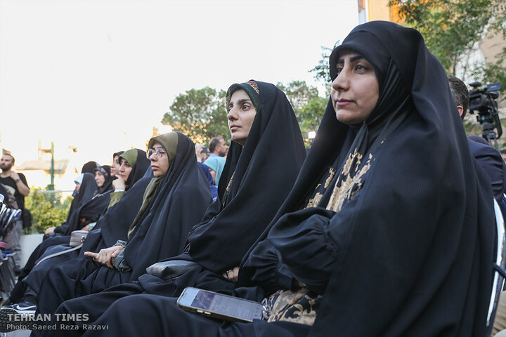 Memorial structure for Gaza martyr journalists unveiled in Tehran